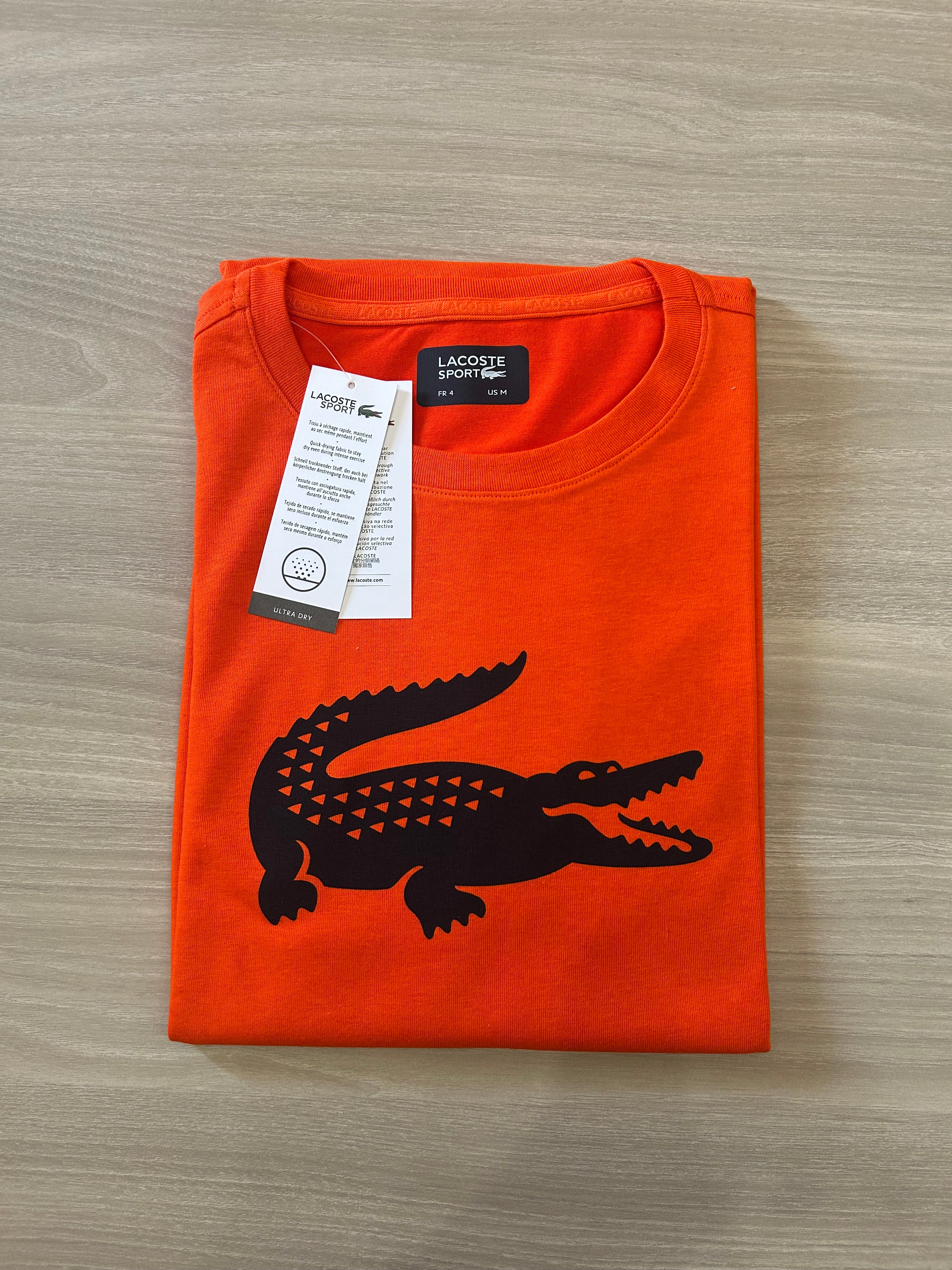 T shirt Lacoste Sport - Arancione